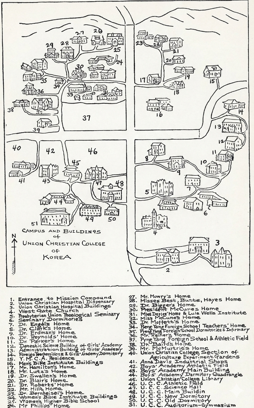 Union Christian College Map.png